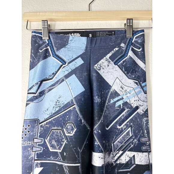 BlackMilk Navy Mecha Leggings Size Small NWOT - Picture 5 of 8